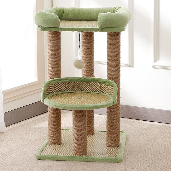 【キャットタワー】ラタンマット Cozy Nordic