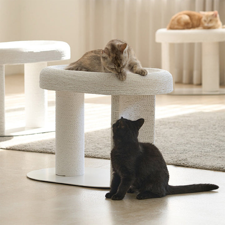 【キャットタワー】オーバル型  TranquilRest DuoDesign