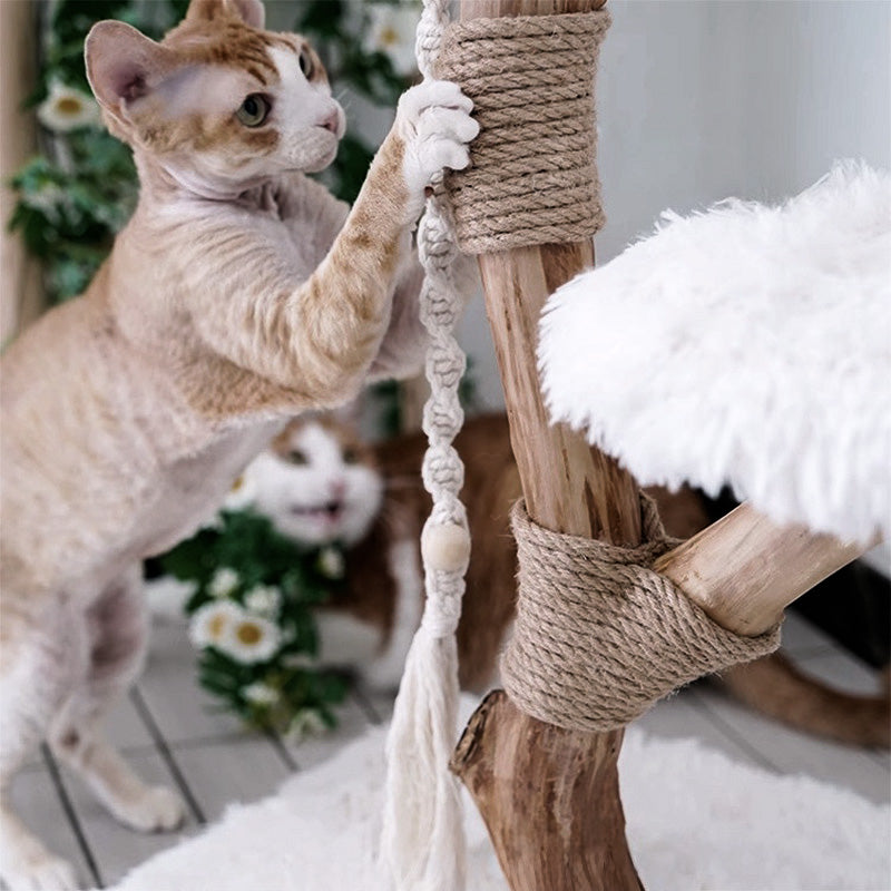 【キャットタワー】無垢材 Calm Retreat
