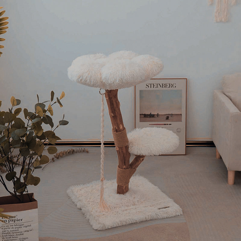 【キャットタワー】無垢材 Calm Retreat