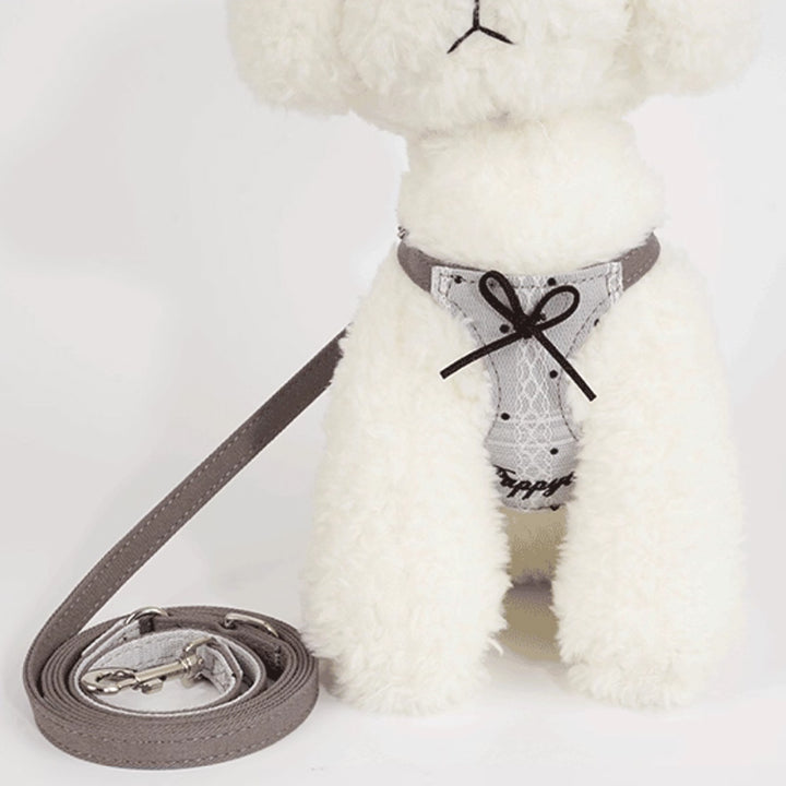 【犬ハーネスセット・ 猫ハーネスセット】レース Elegant Bloom