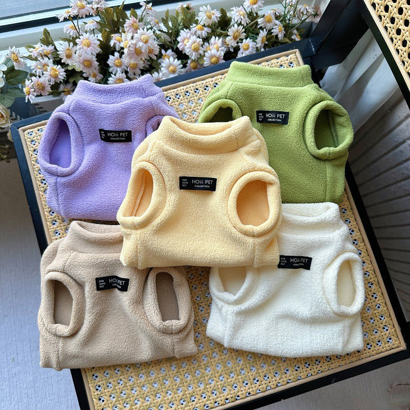 【犬服】両面フリース生地 Cozy Vibes