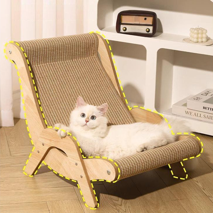 【爪どきベッド】リラックスチェア Scratch Seat