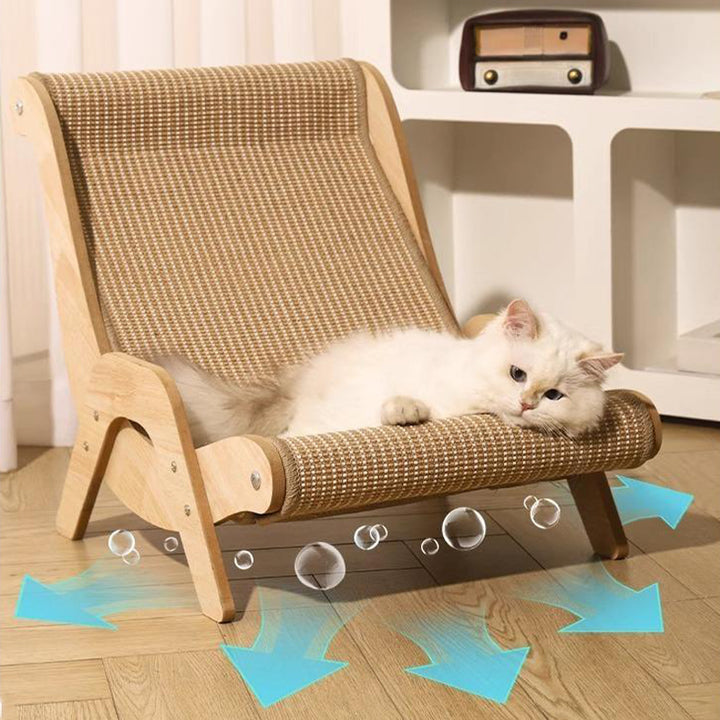 【爪どきベッド】リラックスチェア Scratch Seat