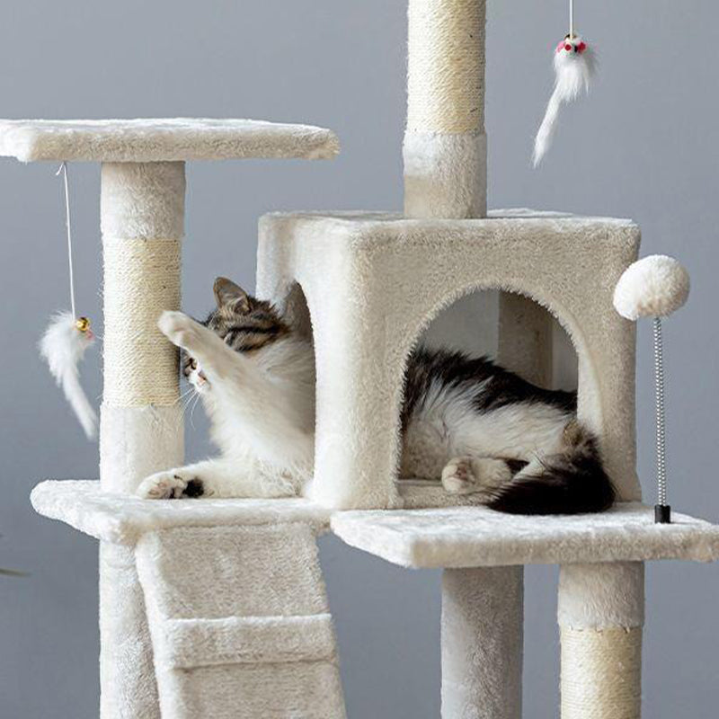 【キャットタワー】多機能付き Cozy Modern