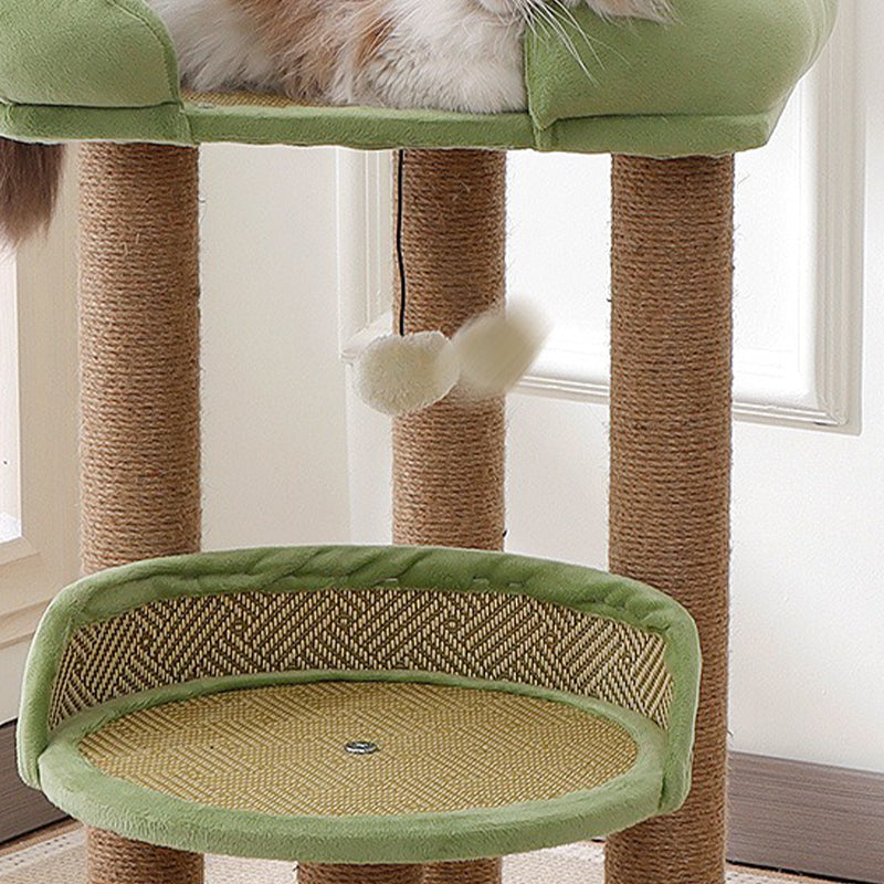 【キャットタワー】ラタンマット Cozy Nordic