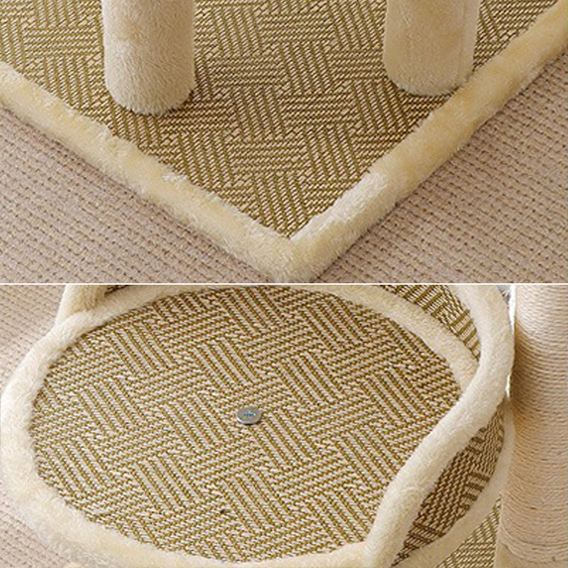 【キャットタワー】ラタンマット Cozy Nordic