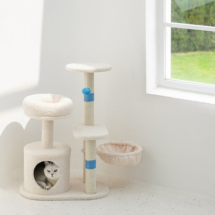 【キャットタワー】ふわふわ感 Relax Bloom