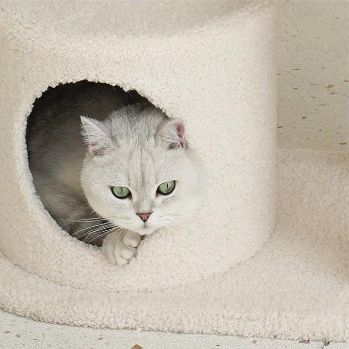【キャットタワー】ふわふわ感 Relax Bloom