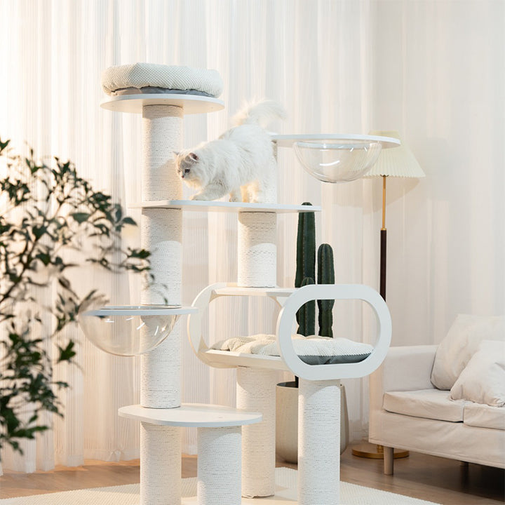 【キャットタワー】 ベルベット Pure Horizon