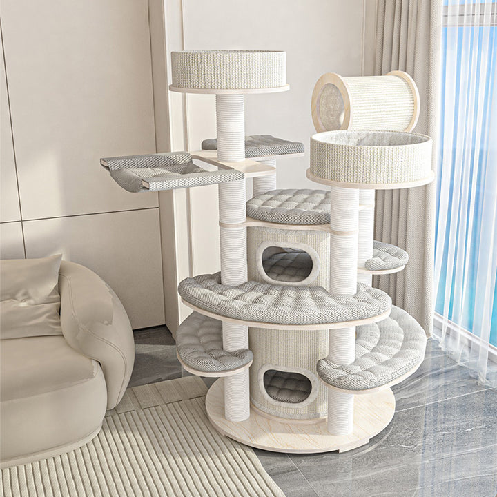 【キャットタワー】開放感  Soothing Elegance
