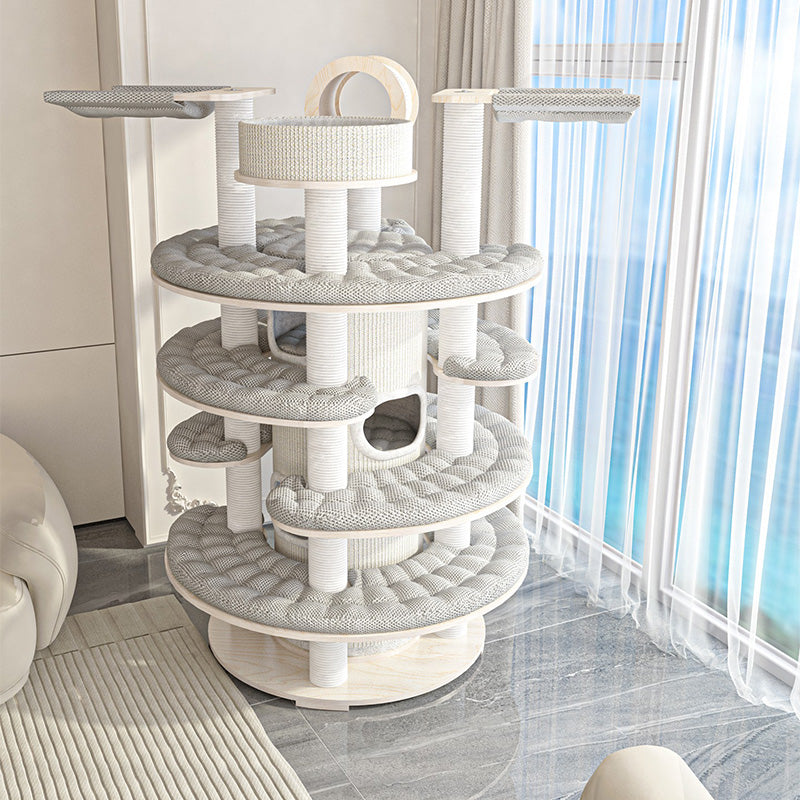 【キャットタワー】開放感  Soothing Elegance