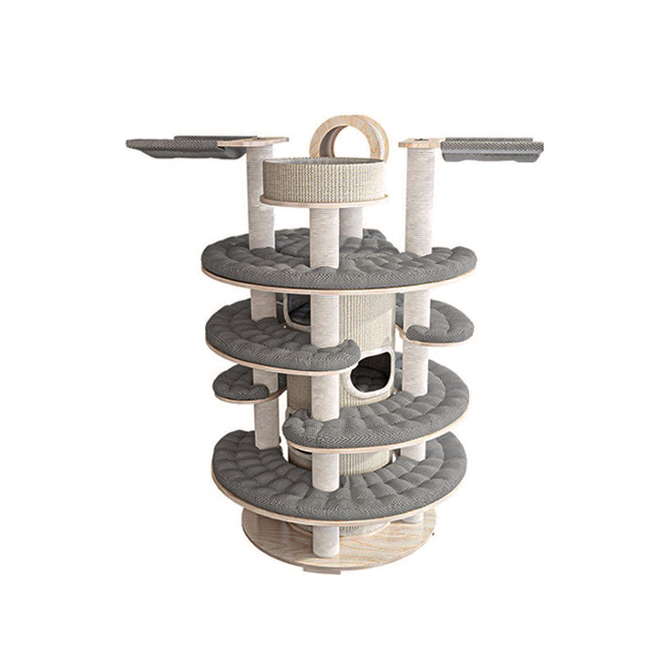 【キャットタワー】開放感  Soothing Elegance