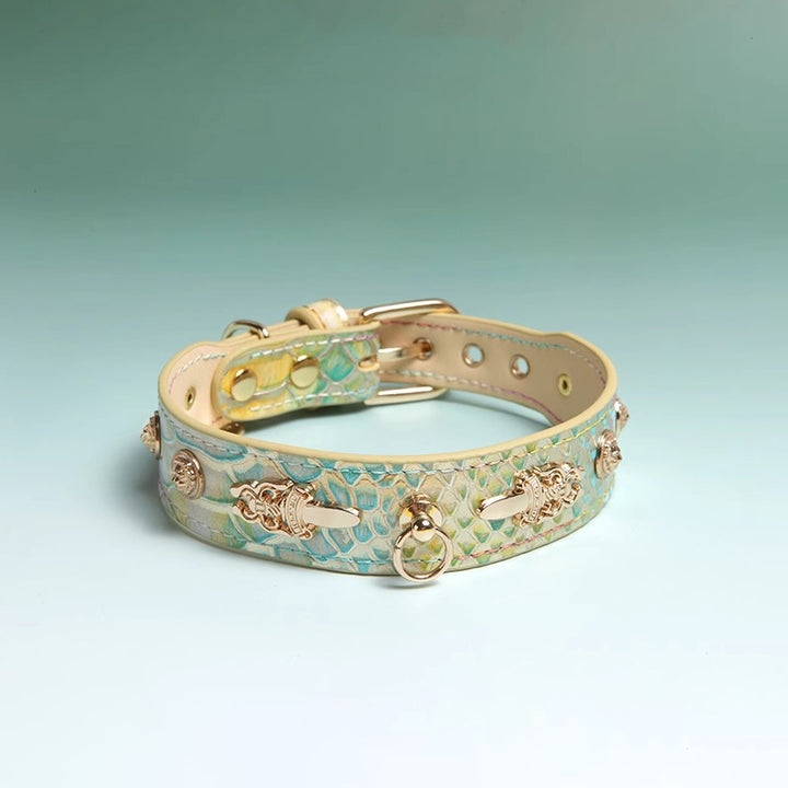 【首輪】本革 Vintage Chic