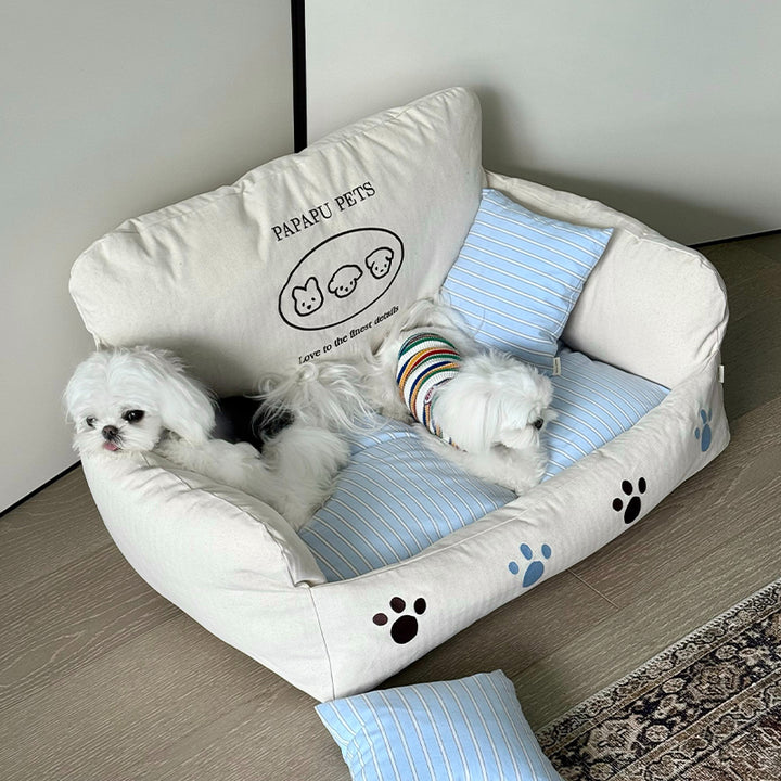 【犬ベッド・ 猫ベッド】コットンリネン Dreamy Nest